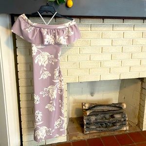 Missguided lavender bodycon dress